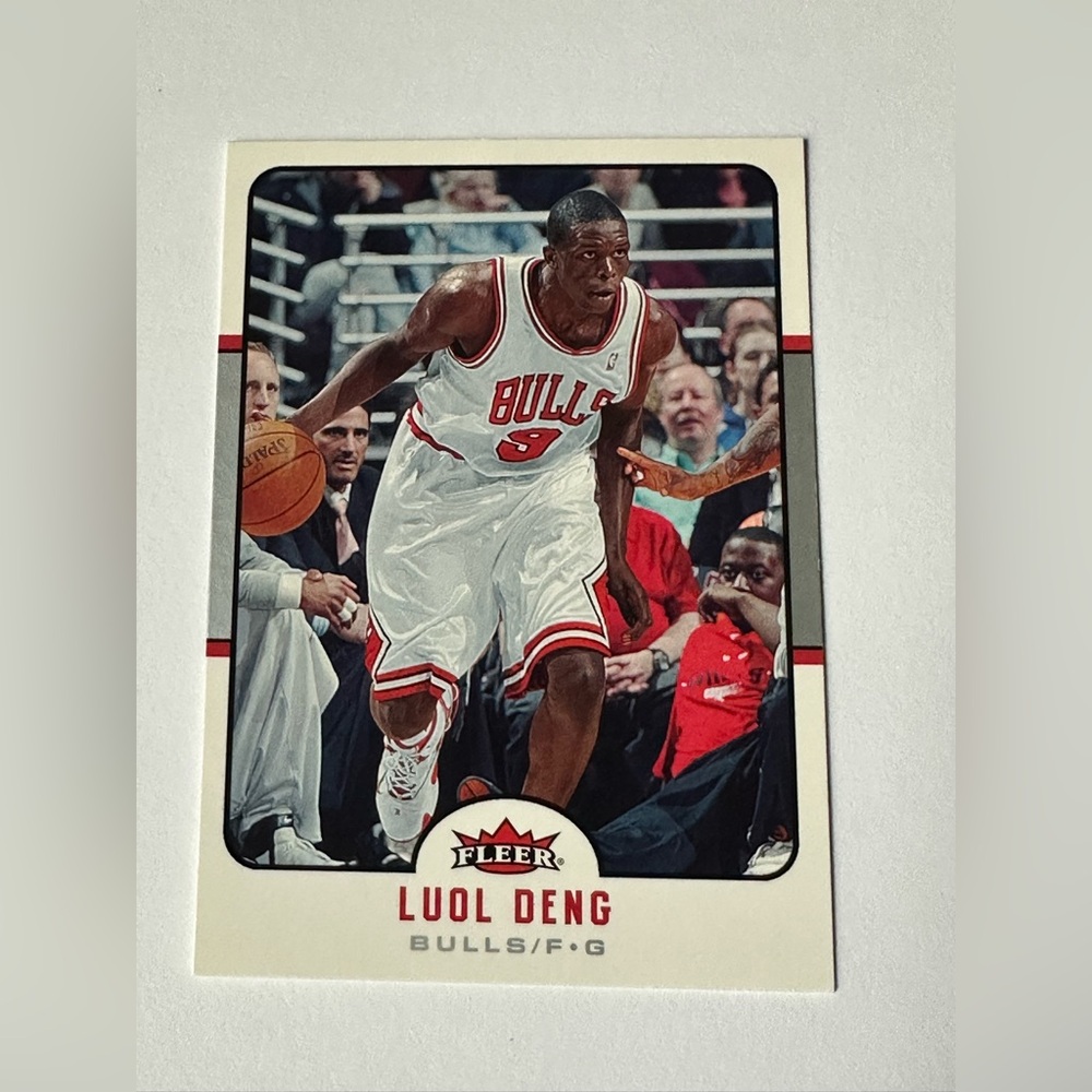 Luol Deng - Chicago Bulls  Trading Card - White & Red Basketball Card